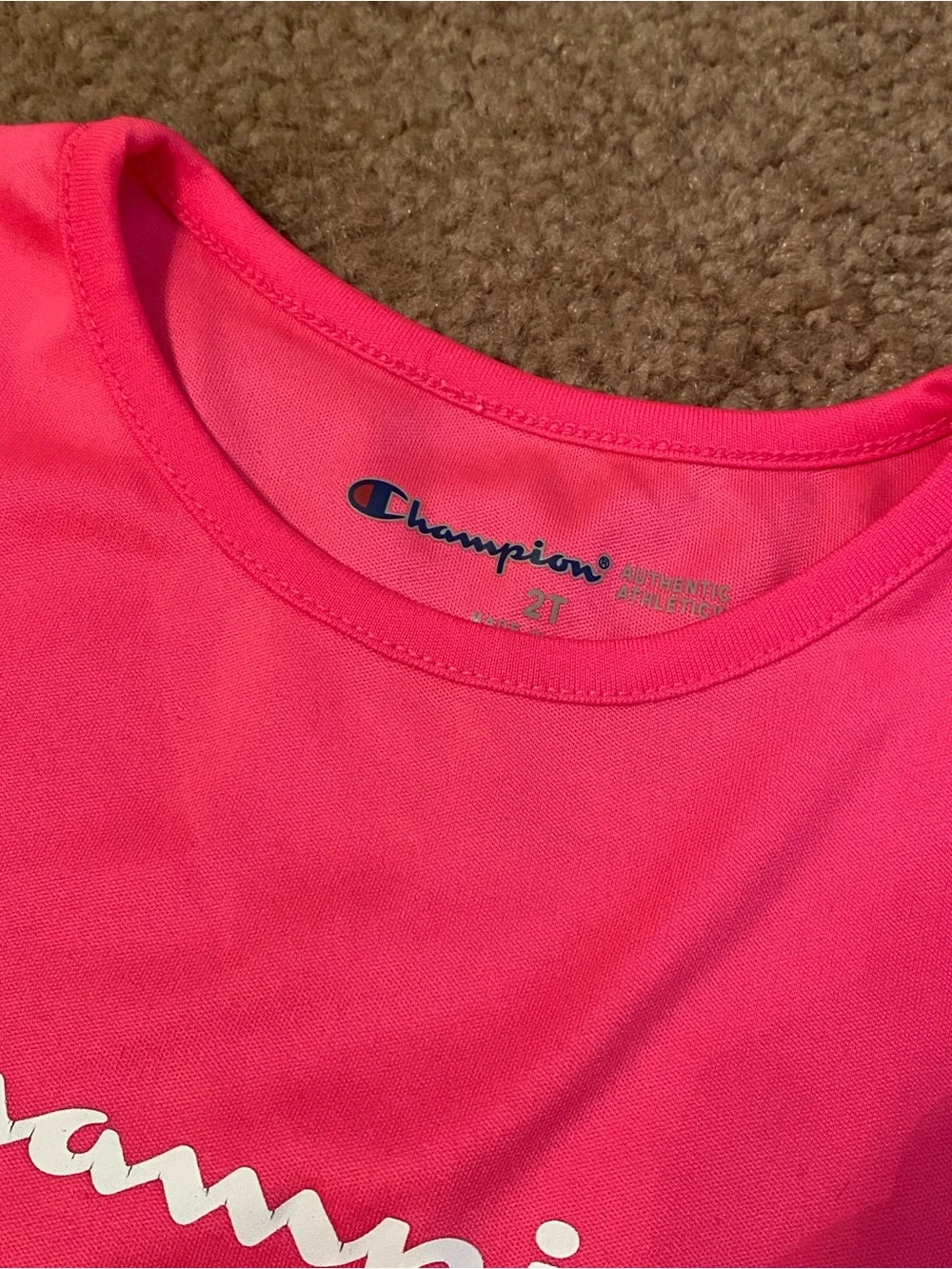 Champion Girls' Pink Logo Jogger Set - Kids Bottoms